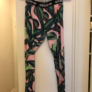 Adidas tropical print leggings